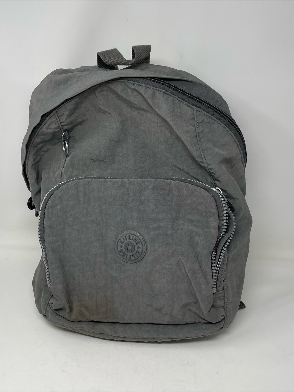 Kipling Gray Everyday Nylon Backpack